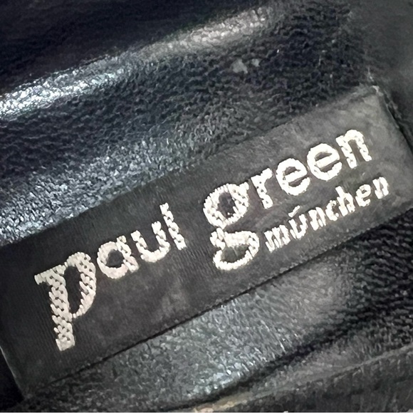 Paul Green Black Patent Leather Mary Jane Handcrafted Heels Women’s 7.5 - Picture 14 of 16